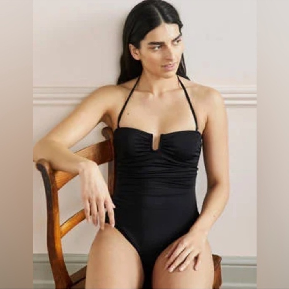 Boden Black U -Bar Swimsuit . Sz 8